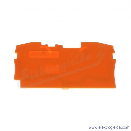 Ścianka końcowa 2006-1292 pomarańczowa do złączek 2006-120x Ścianka końcowa 2006-1292 pomarańczowa do złączek 2006-120x