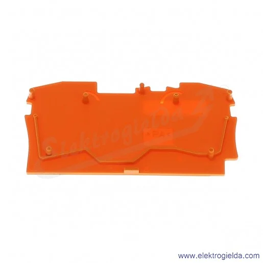 Ścianka końcowa 2006-1292 pomarańczowa do złączek 2006-120x Ścianka końcowa 2006-1292 pomarańczowa do złączek 2006-120x