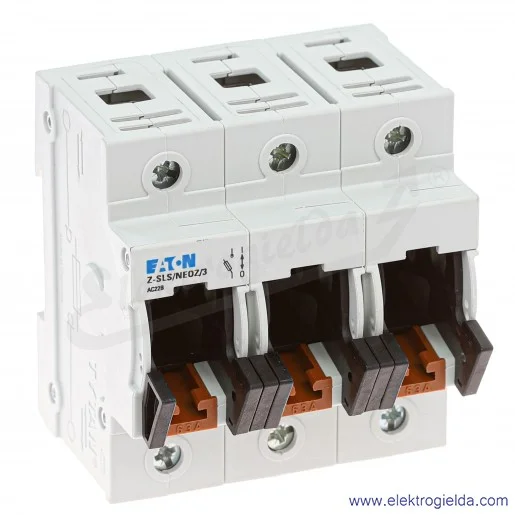 Podstawa rozłącznika 248234, Z-SLS/NEOZ/3, 3P, max 63A, bez wtyków bezpiecznikowych Podstawa rozłącznika 248234, Z-SLS/NEOZ/3, 3P, max 63A, bez wtyków bezpiecznikowych