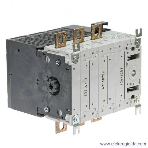 Rozłącznik bezpiecznikowy 1SCA116742R1001, OS160GD03K, 160A, 3P, z napędem bezpośrednim, do NH000 i NH00 Rozłącznik bezpiecznikowy 1SCA116742R1001, OS160GD03K, 160A, 3P, z napędem bezpośrednim, do NH000 i NH00