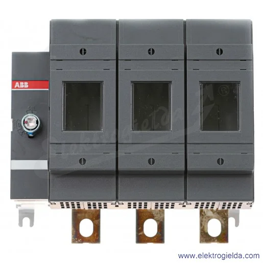 Rozłącznik bezpiecznikowy 1SCA022719R0090, OS250D03P, 3P, 690V, 250A, z rączką i wałkiem, do NH0 i NH1 Rozłącznik bezpiecznikowy 1SCA022719R0090, OS250D03P, 3P, 690V, 250A, z rączką i wałkiem, do NH0 i NH1