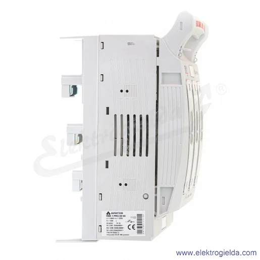 Rozłącznik izolacyjny bezpiecznikowy, RBK1 PRO-SD 60, na szyny energet., zaciski mostkowe (S) 35-120mm2, odpływ przewodami od d Rozłącznik izolacyjny bezpiecznikowy, RBK1 PRO-SD 60, na szyny energet., zaciski mostkowe (S) 35-120mm2, odpływ przewodami od d