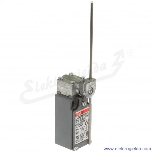 Wyłącznik krańcowy 1SBV013871R1211, LS33M71B11, 1NO1NC, 10A, pręt regulowany, metalowy Wyłącznik krańcowy 1SBV013871R1211, LS33M71B11, 1NO1NC, 10A, pręt regulowany, metalowy