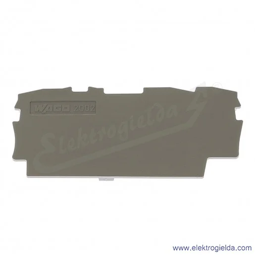 Ścianka końcowa 2002-1391 szara do złączek 2002-130x i 2001-130x Ścianka końcowa 2002-1391 szara do złączek 2002-130x i 2001-130x