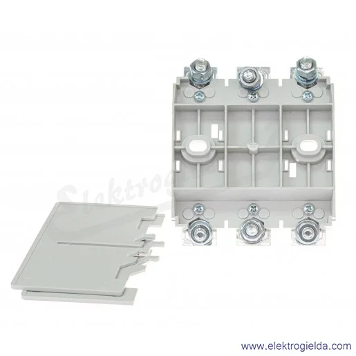 Podstawa bezpiecznikowa 1115281042T, PBD 00 3p, 160A Zaciski kablowe - obustronnie zacisk śrubowy (M8) Podstawa bezpiecznikowa 1115281042T, PBD 00 3p, 160A Zaciski kablowe - obustronnie zacisk śrubowy (M8)