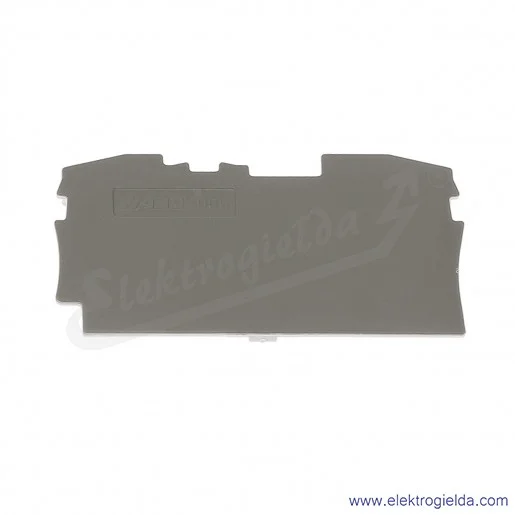 Ścianka końcowa 2006-1291 szara do złączek 2006-120x Ścianka końcowa 2006-1291 szara do złączek 2006-120x