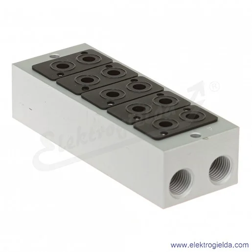 Płyta zaworowa G1/8, 5*3/2, do serii V50, V50A305 Płyta zaworowa G1/8, 5*3/2, do serii V50, V50A305