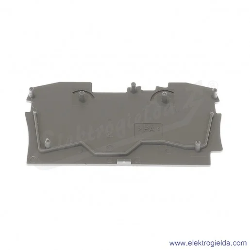 Ścianka końcowa 2006-1291 szara do złączek 2006-120x Ścianka końcowa 2006-1291 szara do złączek 2006-120x