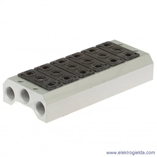 Płyta zaworowa G1/8, 6*5/2, do serii V50, V50A506
Płyta zaworowa G1/8, 6*5/2, do serii V50, V50A506