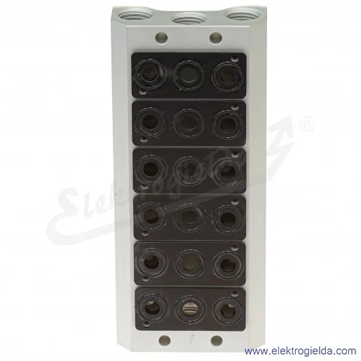 Płyta zaworowa G1/8, 6*5/2, do serii V50, V50A506
Płyta zaworowa G1/8, 6*5/2, do serii V50, V50A506