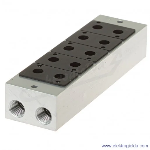 Płyta zaworowa G1/4, 5*3/2 do serii V51, V51B305
Płyta zaworowa G1/4, 5*3/2 do serii V51, V51B305