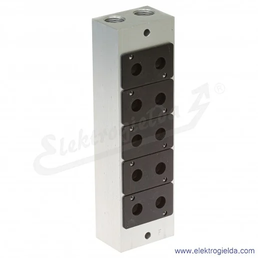 Płyta zaworowa G1/4, 5*3/2 do serii V51, V51B305
Płyta zaworowa G1/4, 5*3/2 do serii V51, V51B305