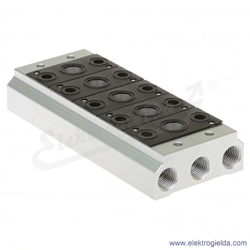 Płyta zaworowa G1/4, 5*5/2, do serii V51, V51B505
Płyta zaworowa G1/4, 5*5/2, do serii V51, V51B505