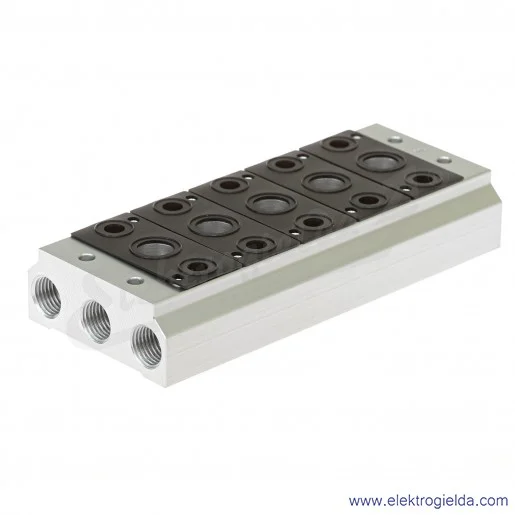 Płyta zaworowa G1/4, 5*5/2, do serii V51, V51B505
Płyta zaworowa G1/4, 5*5/2, do serii V51, V51B505