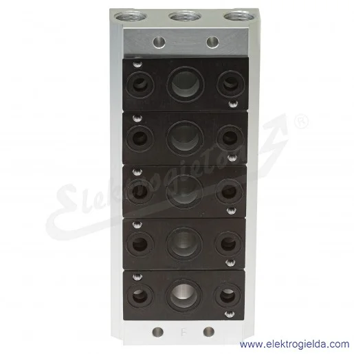 Płyta zaworowa G1/4, 5*5/2, do serii V51, V51B505
Płyta zaworowa G1/4, 5*5/2, do serii V51, V51B505