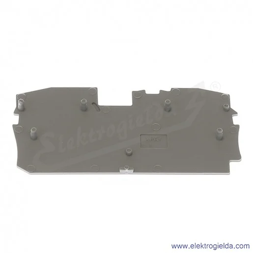 Ścianka końcowa 2010-1291 szara do złączek 2010-120x Ścianka końcowa 2010-1291 szara do złączek 2010-120x