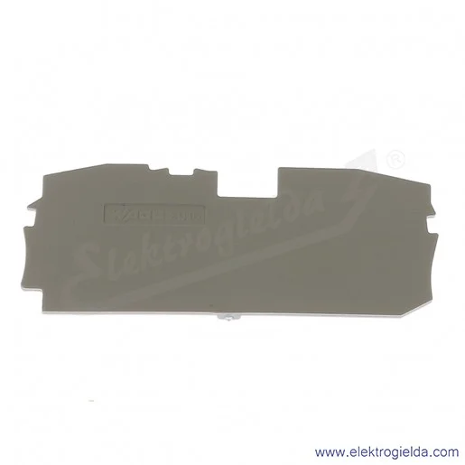 Ścianka końcowa 2016-1291 szara do złączek 2016-120x Ścianka końcowa 2016-1291 szara do złączek 2016-120x