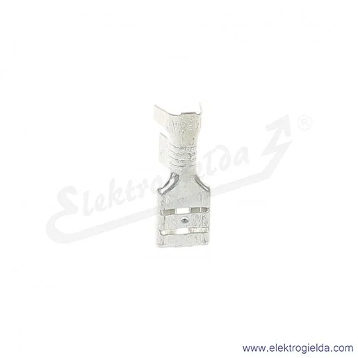 Nasuwka konektorowa E10KN-01010100501 N 4,8-1/0,5 /100szt/ mosiądz pokryty galwanicznie cyną Nasuwka konektorowa E10KN-01010100501 N 4,8-1/0,5 /100szt/ mosiądz pokryty galwanicznie cyną