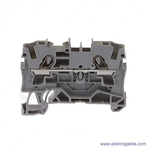 Złączka sprężynowa 2004-1201 4mm2 2-przewodowa, szara TopJob S Złączka sprężynowa 2004-1201 4mm2 2-przewodowa, szara TopJob S
