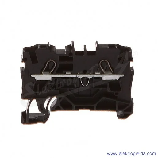 Złączka sprężynowa 2004-1205 4mm2 2-przewodowa, czarna TopJob S Złączka sprężynowa 2004-1205 4mm2 2-przewodowa, czarna TopJob S