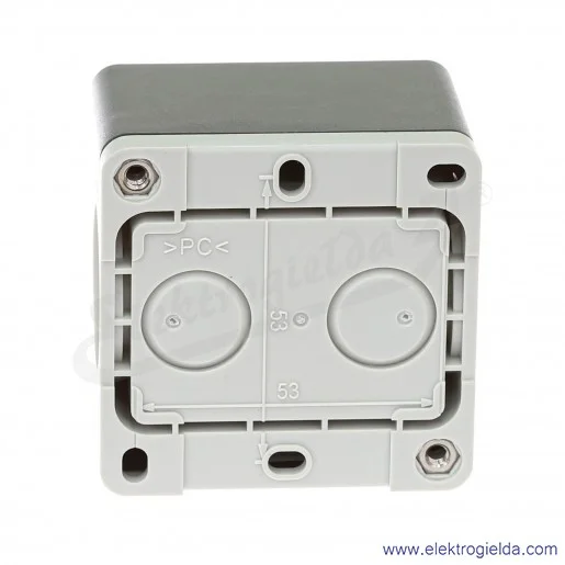 Kaseta pusta 1SFA619811R1000, CEP1-0, 1-otworowa, szara Kaseta pusta 1SFA619811R1000, CEP1-0, 1-otworowa, szara