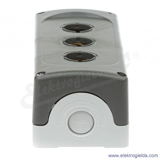 Kaseta pusta 1SFA611813R1000, MEP3-0 3, szara, 3 otworowa, IP66, 75X181mm Kaseta pusta 1SFA611813R1000, MEP3-0 3, szara, 3 otworowa, IP66, 75X181mm