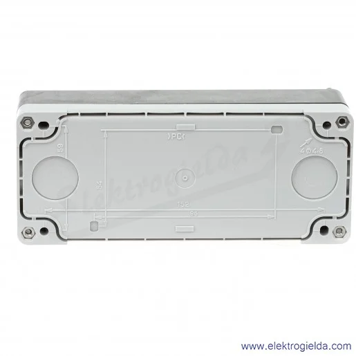 Kaseta pusta 1SFA611813R1000, MEP3-0 3, szara, 3 otworowa, IP66, 75X181mm Kaseta pusta 1SFA611813R1000, MEP3-0 3, szara, 3 otworowa, IP66, 75X181mm