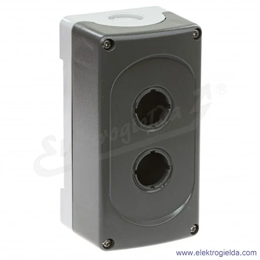 Kaseta pusta 1SFA611812R1000, MEP2-0 2, szara, 2 otworowa, IP66, 75x141mm Kaseta pusta 1SFA611812R1000, MEP2-0 2, szara, 2 otworowa, IP66, 75x141mm