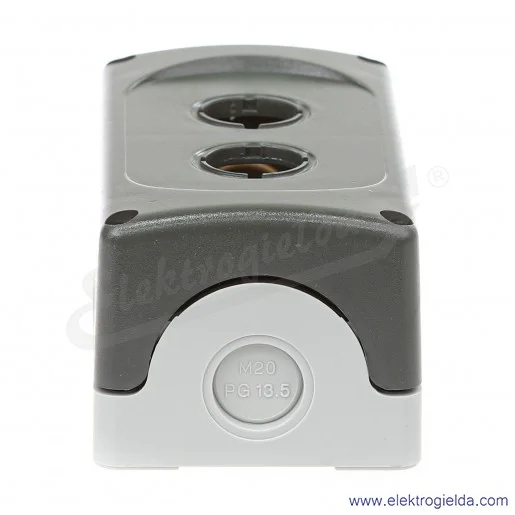 Kaseta pusta 1SFA611812R1000, MEP2-0 2, szara, 2 otworowa, IP66, 75x141mm Kaseta pusta 1SFA611812R1000, MEP2-0 2, szara, 2 otworowa, IP66, 75x141mm