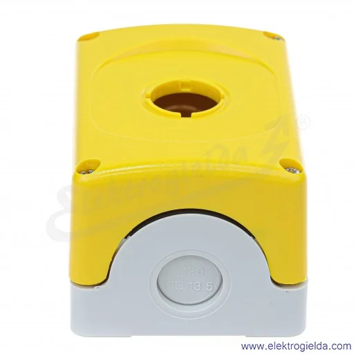 Kaseta pusta 1SFA611821R1000, MEPY1-0, żółta, 1 otworowa, 75x101mm Kaseta pusta 1SFA611821R1000, MEPY1-0, żółta, 1 otworowa, 75x101mm