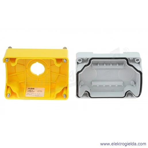 Kaseta pusta 1SFA611821R1000, MEPY1-0, żółta, 1 otworowa, 75x101mm Kaseta pusta 1SFA611821R1000, MEPY1-0, żółta, 1 otworowa, 75x101mm