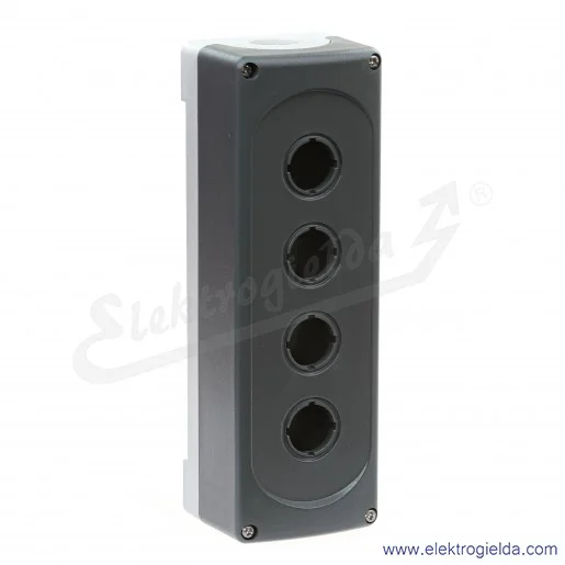 Kaseta pusta 1SFA611814R1000, MEP4-0 4, szara, 4 otworowa, IP66, 75x221mm Kaseta pusta 1SFA611814R1000, MEP4-0 4, szara, 4 otworowa, IP66, 75x221mm