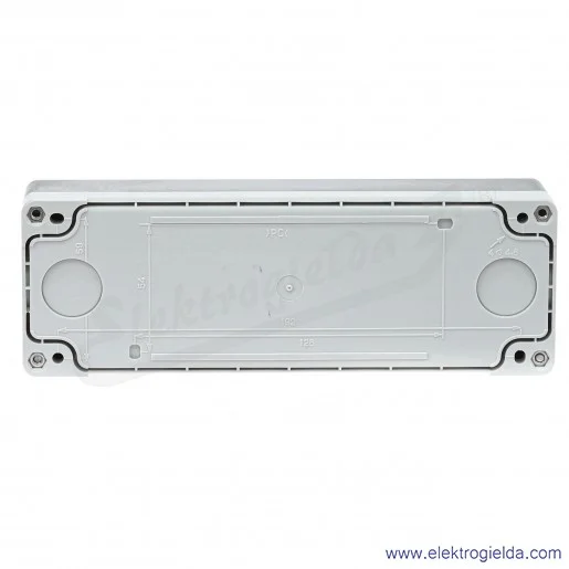 Kaseta pusta 1SFA611814R1000, MEP4-0 4, szara, 4 otworowa, IP66, 75x221mm Kaseta pusta 1SFA611814R1000, MEP4-0 4, szara, 4 otworowa, IP66, 75x221mm