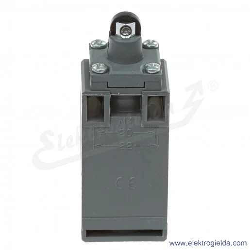 Wyłącznik krańcowy plastikowy 1SBV010113R1211, LS31P13B11, 1NO1NC, rolka 11mm, 250VDC, 400VAC, PG11 Wyłącznik krańcowy plastikowy 1SBV010113R1211, LS31P13B11, 1NO1NC, rolka 11mm, 250VDC, 400VAC, PG11