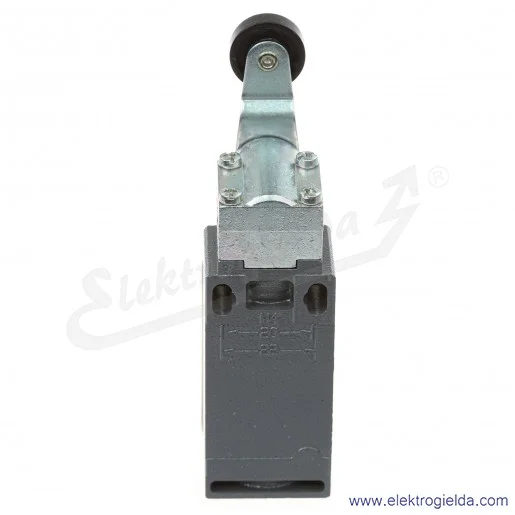 Wyłącznik krańcowy 1SBV013841R1211, LS33M41B11, 1NO1NC, 10A, dźwignia z rolką 18mm, metalowy Wyłącznik krańcowy 1SBV013841R1211, LS33M41B11, 1NO1NC, 10A, dźwignia z rolką 18mm, metalowy