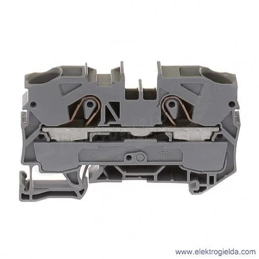 Złączka sprężynowa 2010-1201 10mm2 2-przewodowa, szara TopJob S Złączka sprężynowa 2010-1201 10mm2 2-przewodowa, szara TopJob S