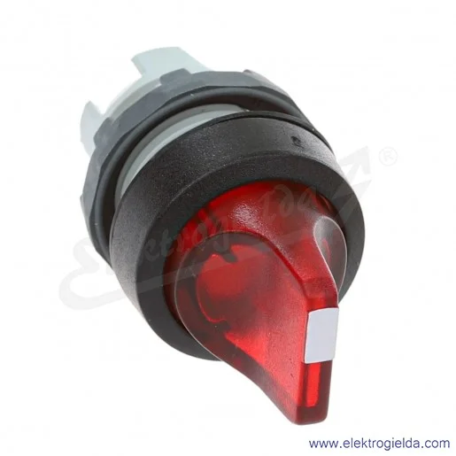 Napęd przełącznika 1SFA611201R1101, M2SS211R 0-1, obrotowy, czerwony z podświetleniem, bistabilny, 90 stopni Napęd przełącznika 1SFA611201R1101, M2SS211R 0-1, obrotowy, czerwony z podświetleniem, bistabilny, 90 stopni