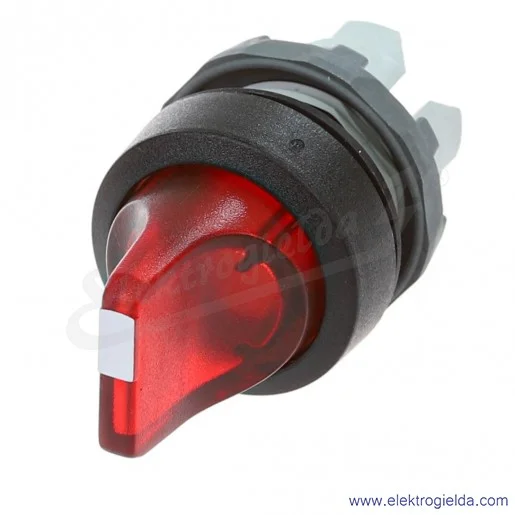 Napęd przełącznika 1SFA611201R1101, M2SS211R 0-1, obrotowy, czerwony z podświetleniem, bistabilny, 90 stopni Napęd przełącznika 1SFA611201R1101, M2SS211R 0-1, obrotowy, czerwony z podświetleniem, bistabilny, 90 stopni