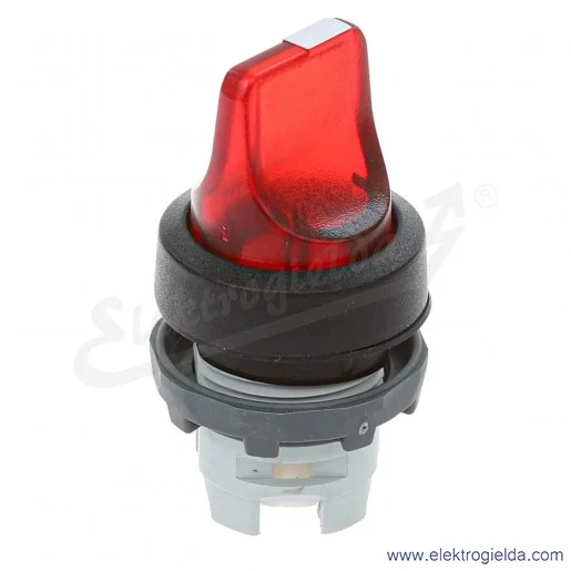 Napęd przełącznika 1SFA611201R1101, M2SS211R 0-1, obrotowy, czerwony z podświetleniem, bistabilny, 90 stopni Napęd przełącznika 1SFA611201R1101, M2SS211R 0-1, obrotowy, czerwony z podświetleniem, bistabilny, 90 stopni