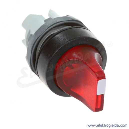 Napęd przycisku 1SFA611210R1101, M3SS111R 1-0-2, obrotowy, czerwony podświetlany, bistabilny Napęd przycisku 1SFA611210R1101, M3SS111R 1-0-2, obrotowy, czerwony podświetlany, bistabilny