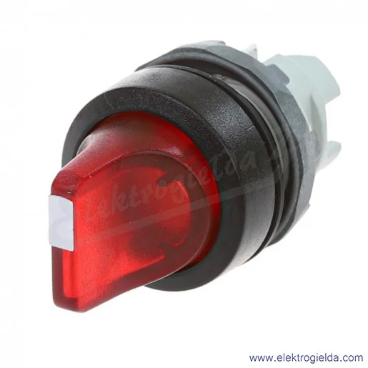 Napęd przycisku 1SFA611210R1101, M3SS111R 1-0-2, obrotowy, czerwony podświetlany, bistabilny Napęd przycisku 1SFA611210R1101, M3SS111R 1-0-2, obrotowy, czerwony podświetlany, bistabilny