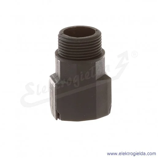 Dławik plastikowy E03DK-07040101601, FD 29/BK, PG29, pod klucz 40, czarny Dławik plastikowy E03DK-07040101601, FD 29/BK, PG29, pod klucz 40, czarny