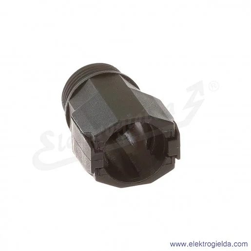 Dławik plastikowy E03DK-07040101311, FD 13/BK, PG13.5, pod klucz 22, czarny Dławik plastikowy E03DK-07040101311, FD 13/BK, PG13.5, pod klucz 22, czarny