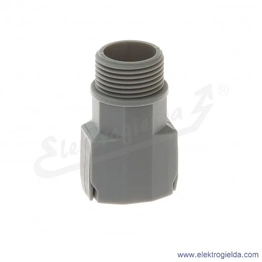 Dławik plastikowy E03DK-07040100301, FD 13, PG13.5, pod klucz 22, szary Dławik plastikowy E03DK-07040100301, FD 13, PG13.5, pod klucz 22, szary