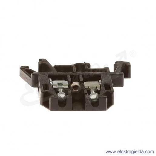 ZUG G 2,5 Złączka czarna jednotorowa gwintowa ZUG G 2,5 Złączka czarna jednotorowa gwintowa