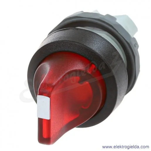 Napęd przełącznika 1SFA611211R1101, M3SS211R 1-0-2, obrotowy, czerwony podświetlany, monostabilny Napęd przełącznika 1SFA611211R1101, M3SS211R 1-0-2, obrotowy, czerwony podświetlany, monostabilny