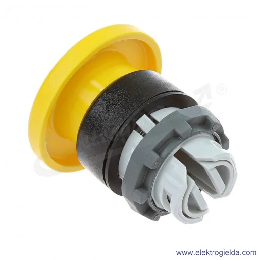Napęd przycisku MPM110Y, żółty, 22mm, grzybkowy, IP66, samopowrotny Napęd przycisku MPM110Y, żółty, 22mm, grzybkowy, IP66, samopowrotny