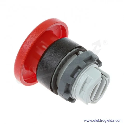 Napęd przycisku MPM110R, czerwony, 22mm, grzybkowy, IP66, samopowrotny Napęd przycisku MPM110R, czerwony, 22mm, grzybkowy, IP66, samopowrotny