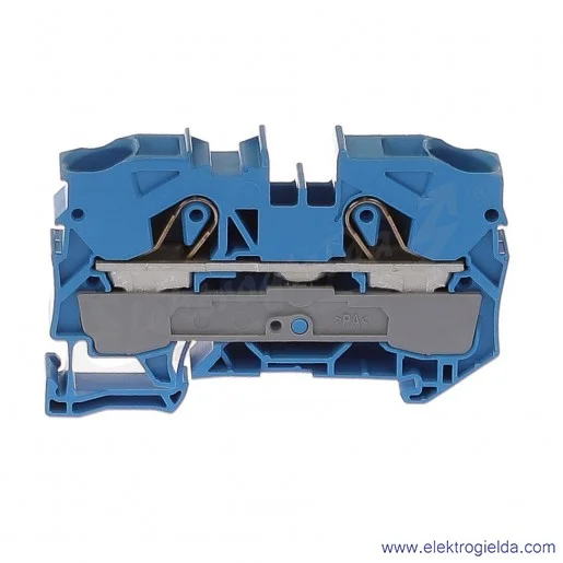 Złączka sprężynowa 2010-1204 10mm2 2-przewodowa, niebieska TopJob S Złączka sprężynowa 2010-1204 10mm2 2-przewodowa, niebieska TopJob S