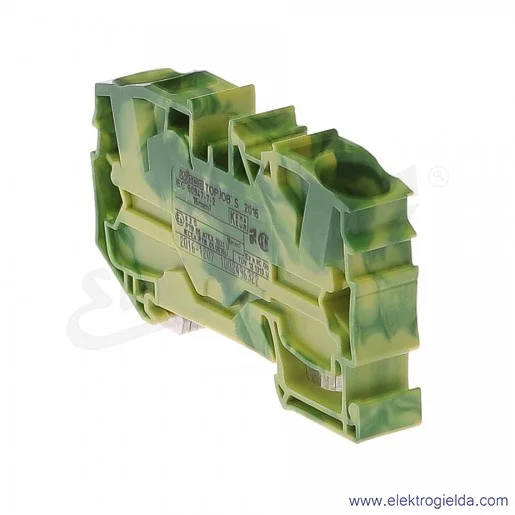 Złączka sprężynowa 2016-1207 16mm2 2-przewodowa, ochronna żółto-zielona PE TopJob S Złączka sprężynowa 2016-1207 16mm2 2-przewodowa, ochronna żółto-zielona PE TopJob S